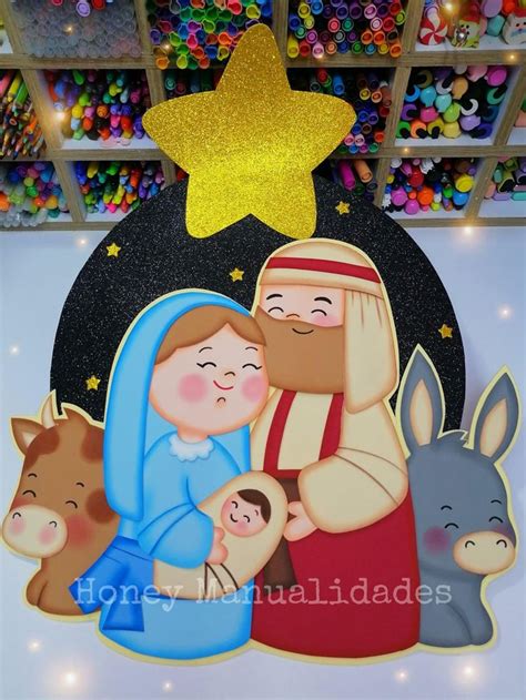 Pesebre Nacimiento Posada En Foami Manualidades Escolares