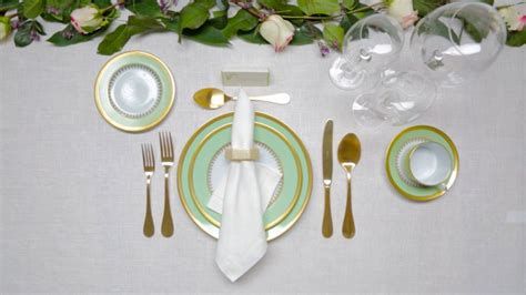 Watch How to Set a Dinner Table | Architectural Digest Video | CNE