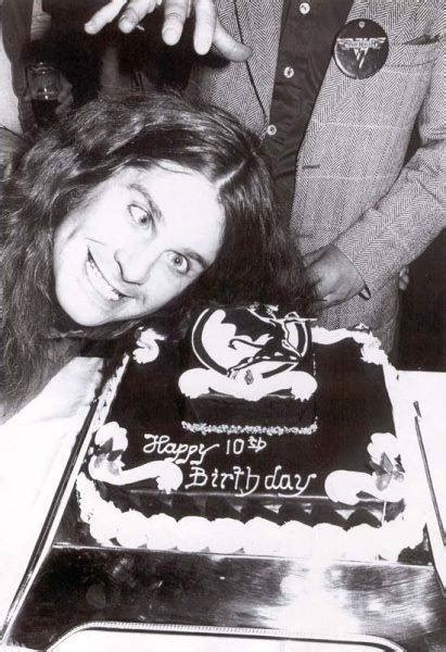 Ozzy With Black Sabbath Birthday Cake Rblacksabbath