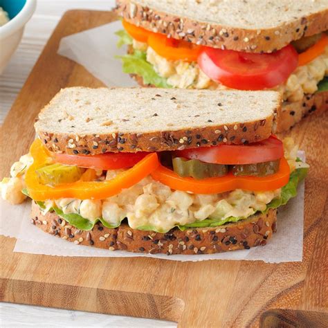 Chickpea Salad Sandwiches Recipe How To Make It