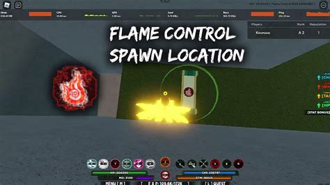 Flame Control Spawn Location Shindo Life Youtube