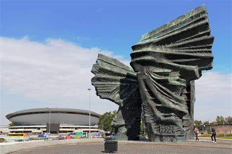 Das Denkmal für die Schlesischen Aufständischen in Katowice (Kattowitz