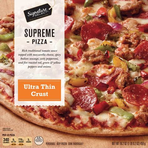 1source Signature Select Ultra Thin Crust Supreme Pizza