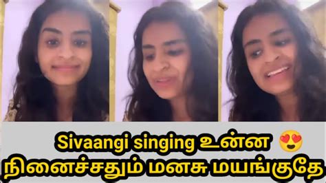 😍sivaangi Singing In Twitter Spacessivaangi Instagram Story Today