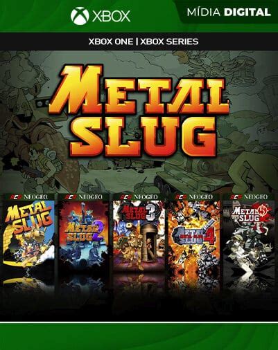 Aca Neogeo Metal Slug Collection 1 Ao 5 Xbox One Xs Mídia Digital