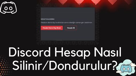 Discord Hesap Silme ve Dondurma Adım Adım Kılavuz 2023 Güncellemesiyle