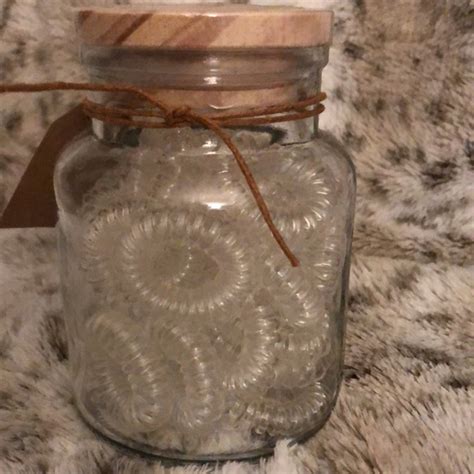 Rae Dunn Hair Rae Dunn Stash Jar With Spiral Hair Ties Poshmark