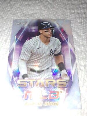 Topps Series Aaron Judge Smlbc Stars Of Mlb Yankees Foil