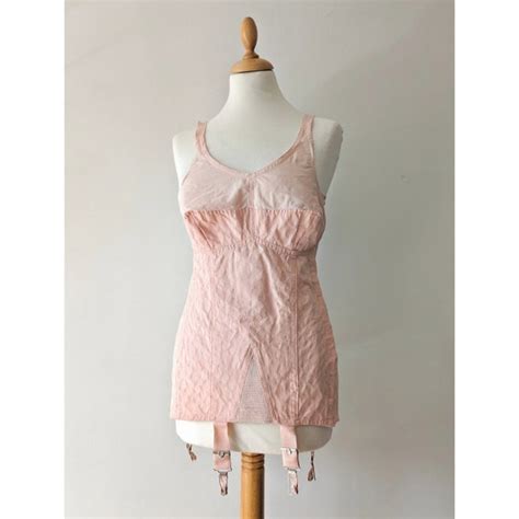 1960s Twilfit Corselette Girdle With Garters And Bra … Gem