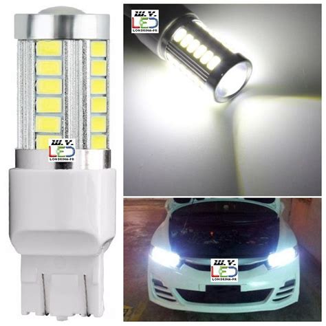 Lâmpada LED T20 W21w 7440 1 Polo 7443 2 Polos w21 5w Pingão 33 Hiper