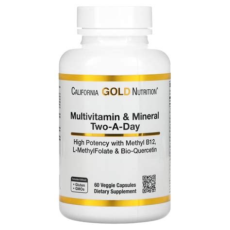 Buy Daily Multivitamins, 60 Veggie Capsules, California Gold Nutrition ...