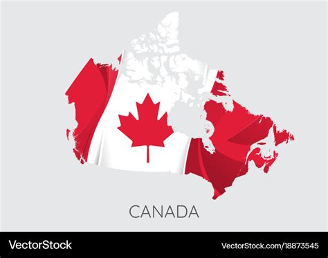 Map Of Canada Royalty Free Vector Image Vectorstock