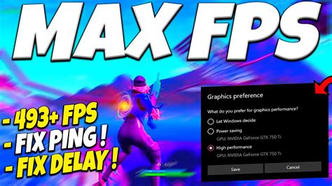 THE ONLY FORTNITE FPS BOOST Guide You NEED In Season 4 MAX FPS 0