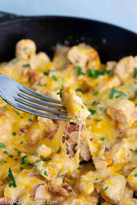 Jalapeno Popper Chicken Skillet Recipe Low Carb Nomad