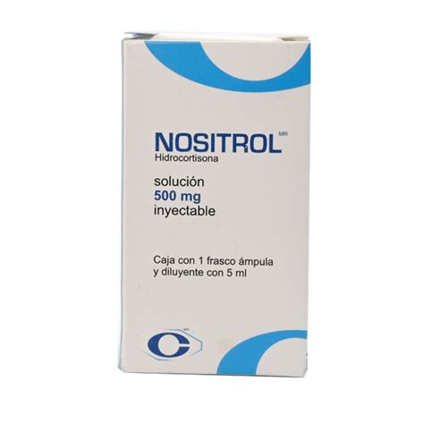 Nositrol Solución Inyectable 500 mg Farmacias Gi Mejoramos tu salud