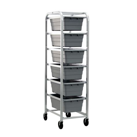 Hubert® Aluminum 6 Lug Dolly 26l X 19w X 71h