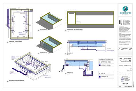 Plano Hid Sistema De Hidromasaje Hidroequipos