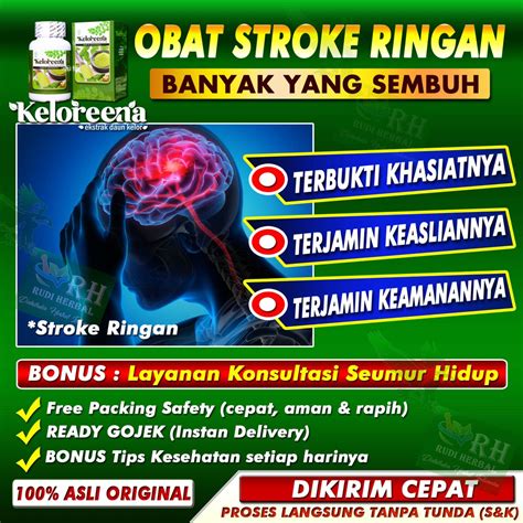 Jual Obat Stroke Ringan Sebelah Kanan Kiri Gejala Setruk Struk