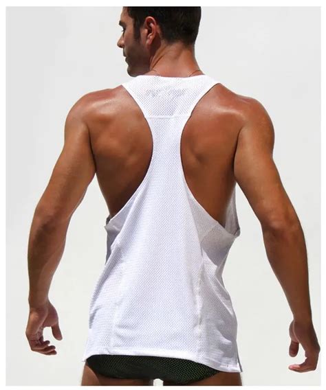 2018 Fitness Kleding Gym Bodybuilding Tank Top Mannen Vest Mouwloze