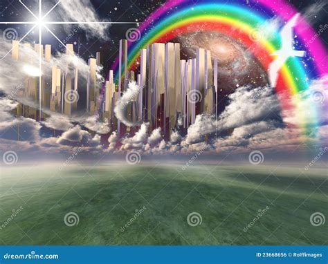 Heavenly City Royalty Free Stock Image - Image: 23668656