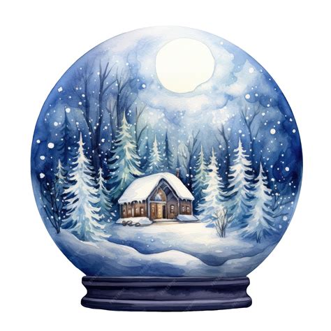 snow globe drawing 7