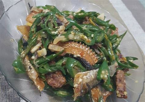 Resep Ikan Asin Cabai Ijo Oleh Martha Cookpad