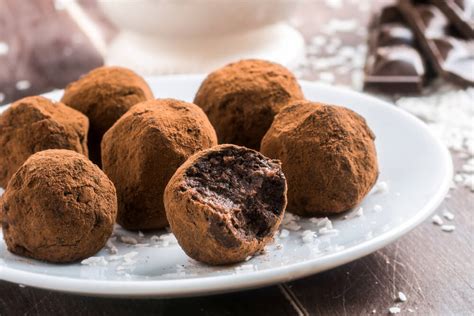 Receta F Cil De Trufas De Chocolate Mejor Con Salud