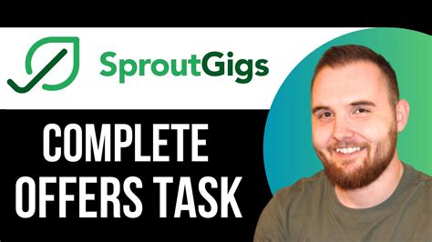 How To Complete Offer Task On Sproutgigs Important Youtube