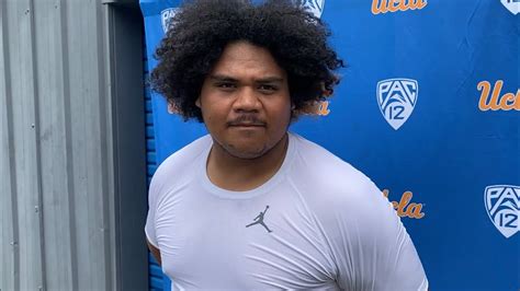 DL Jay Toia After UCLAs Eighth Practice Of Fall Camp 8 10 YouTube