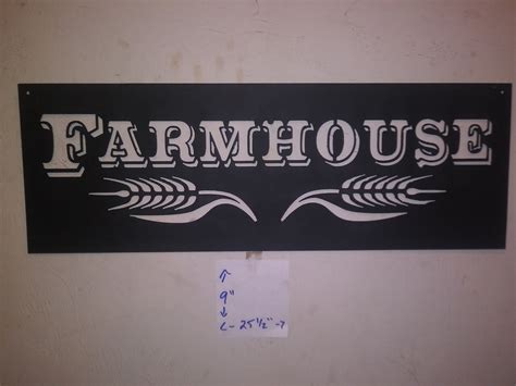 FARMHOUSE CNC Plasma Cut Sign - Etsy