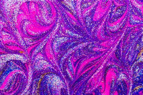 Luxury Abstract Background Of Glitter Paint Swirls Stock Image Image