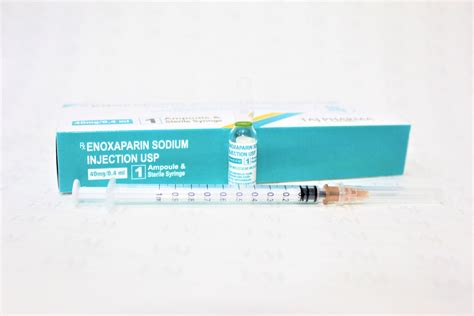 Enoxaparin Sodium Injection Usp Mg Who Gmp Certified Taj Generics