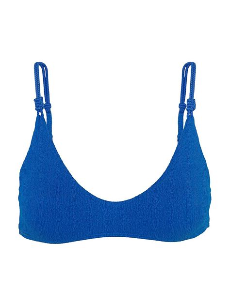 VIX PAULA HERMANNY Firenze Gwen Li Bikini Top Blue Ocean Editorialist