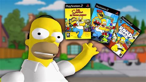 Jugu Todos Los Juegos De Los Simpsons De Ps Youtube