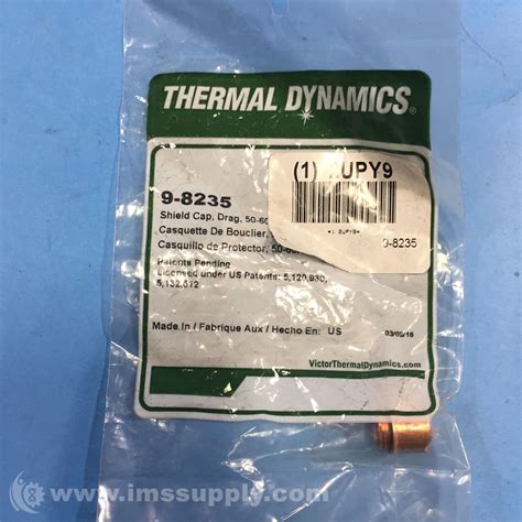 Thermal Dynamics 9 8235 Drag Shield Cap 50 60 Amp Nozzle Ims Supply