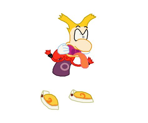 Rayman using the Grimace by Mighty355 on DeviantArt