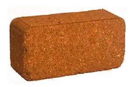 Rectangular Coco Peat G Low Ec Coir Pith Block For Plant Nurseries