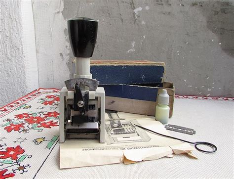 Vintage Date Stamp In Original Box Vintage Automatic Etsy