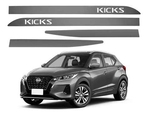 Friso Lateral Porta Nissan Kicks Cinza Grafite A Mercadolivre