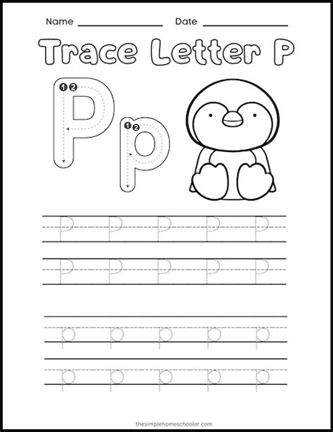 15 Letter P Printables Free And Easy Print The Simple Homeschooler