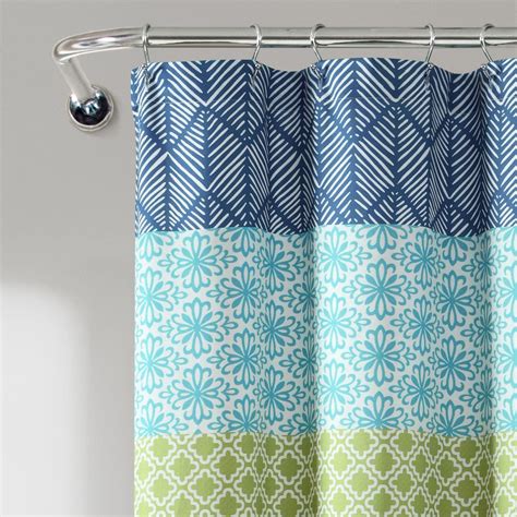 Bohemian Stripe Shower Curtain Lush Decor Lushdecor