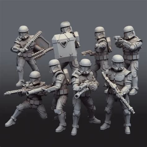 Star Wars Legion Mandalorian Super Commandos Expansion Proxy Eur