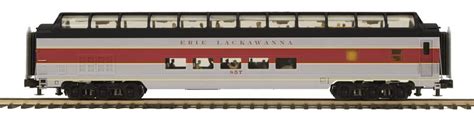 Erie Lackawanna 70 Streamlined Full Length Vista Dome Passenger Car