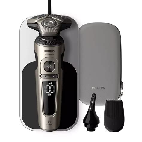 Shaver S9000 Prestige Wet And Dry Electric Shaver With Skiniq Sp987315