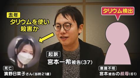 女子大生タリウム殺人で“新疑惑” 宮本被告の“叔母”からもタリウム検出 3年前に倒れ“意識不明”現在も回復見込みなし 倒れた3カ月後に叔母の