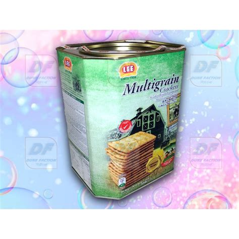 Lee Multigrain Cracker Tin 520g Shopee Malaysia