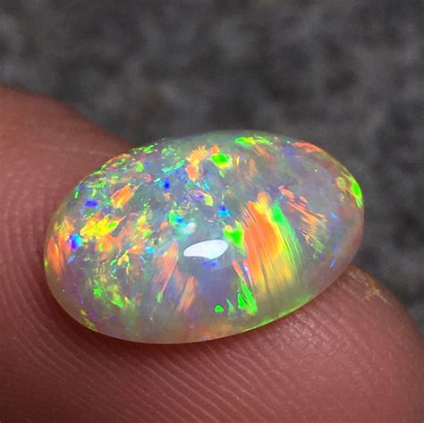 Gorgeous 5 96ct Lightning Ridge Crystal Opal Natural Opals