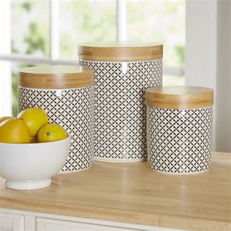 Birch Lane Wilshire 3 Piece Kitchen Canister Set Reviews Birch Lane