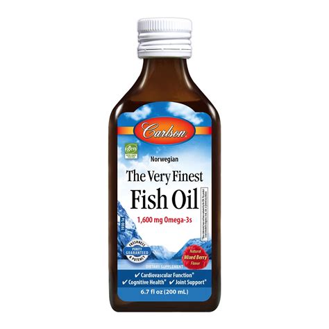 Carlson Mixed Berry Fish Oil - 1600 mg Omega-3s, Morocco | Ubuy