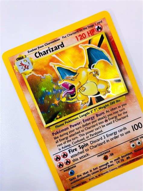 Charizard Base Set Holo Unlimited Value